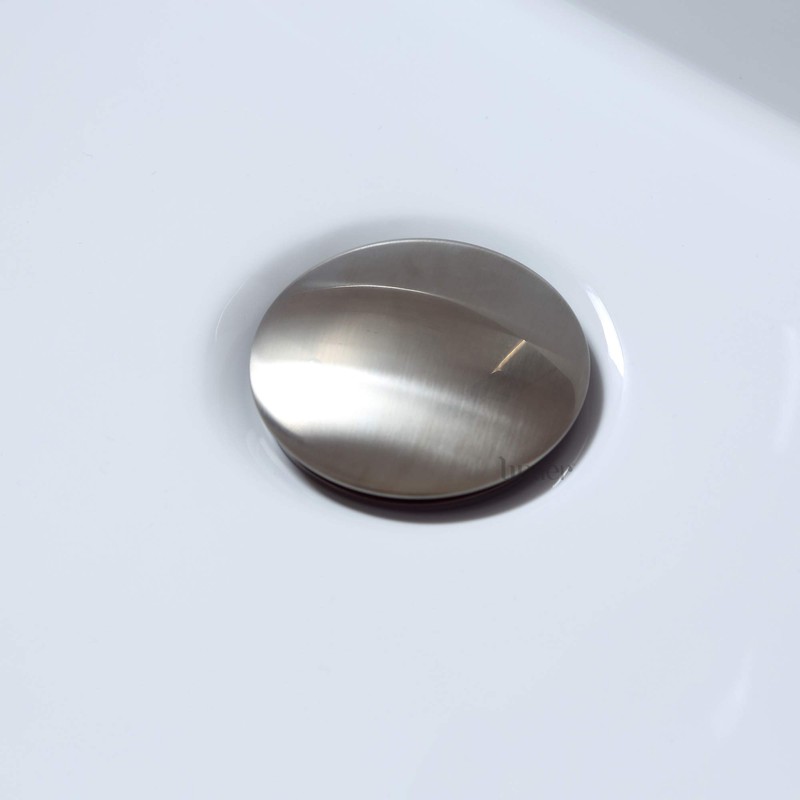 Luxier DS01-TB 1-5/8 in. Brass Bathroom and Vessel Sink Push
