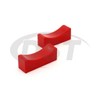 Pro-thane Jack/Stand Pads (Fits 1.125 x 4.0 Heads) - Red