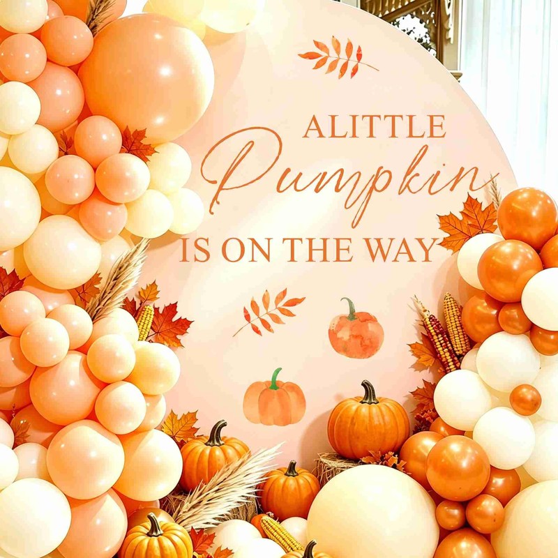 A Little Pumpkin is On The Way Decal