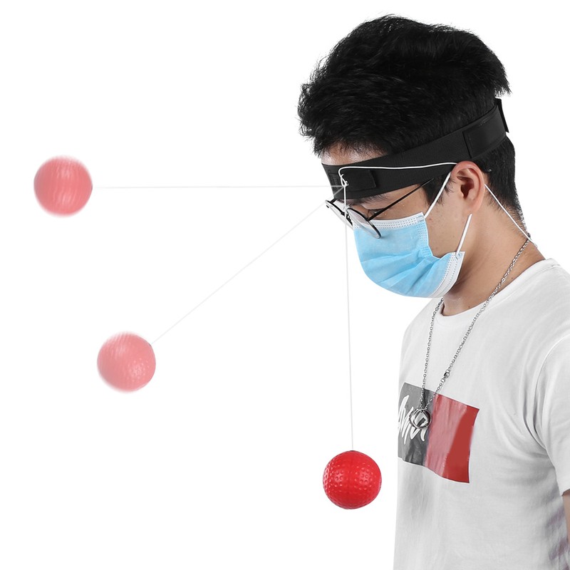 Punching Reaction PU Foam Ball Headband Adjustable Sports Fitness Boxing