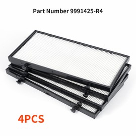 WuYan 4pcs Pool Cleaner Filter Compatible for Dolphin Nautilus,Deluxe 4, Deluxe 5, DLX4, DLX5 Robotic Pool Cleaner Ultra Fine Filter,Part# 9991425-R4