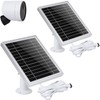 UYODM 2PACK Solar Panel Compatible with SimpliSafe Outdoor Security Camera,Power