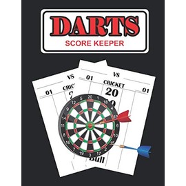 Dart Score Keeper: 100 Darts Score Sheets, Darts Game, Dart Score Pad ,Score Keeper Notebook
