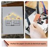 Thrseely 3 Pack Copper Foil Tape, 3 Size Double-Sided Conductive