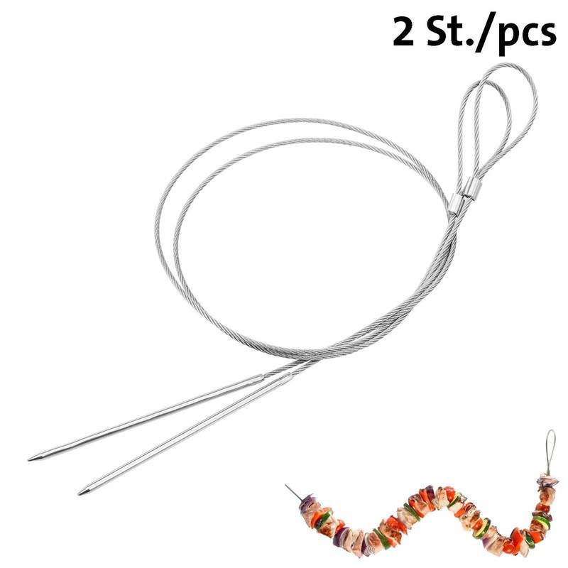 Westmark Grilling Skewer Twister, Stainless Steel Silver, 74 x 0.4