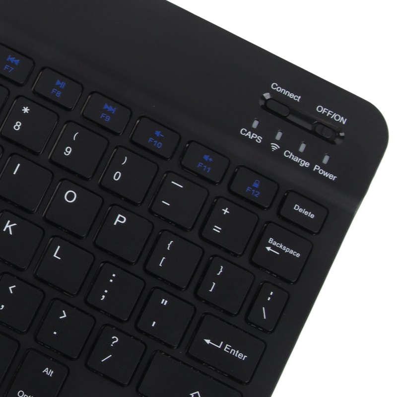 Tablet Keyboard Case Magnetic Black Detachable Trackpad TPU Case with