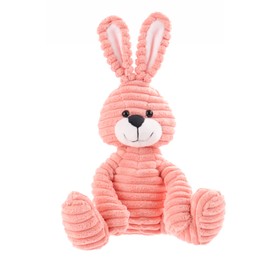 Apricot Lamb Cuddly Toy Pink Rabbit 30 cm - Plush Toy Plush Toy for Children and Baby - Fluffy Stuffed Toy for Playing, Gift & Cuddling - Cosy Cuddly Toy - Cord Rabbit