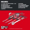 CRAFTSMAN 57 Piece 1/4-in Drive Mechanics Tool Set/Home Hand Tools
