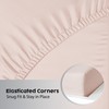 Ev Dekor King Size Fitted Sheet Blush,Pink - Deep Pocket