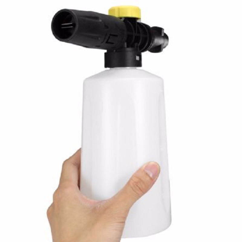 Foam Sprayer Bottle 750ml Capacity Plastic High Pressure Adjustable Clear
