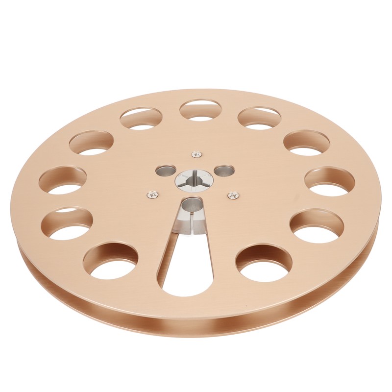 1/4 7 Inch Empty Tape Reel 11 Holes Universal Aluminum