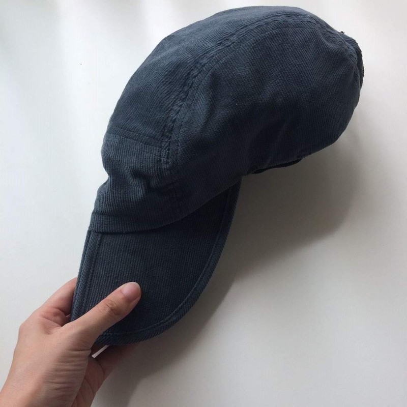 Tabarua TM1012 Portable Surf Cap, UPF50+, Foldable,, corduroy grey