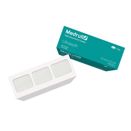 Medrull Compresses Premium Quality Non-Woven Swabs Pack of 100 7.5 x 7.5 cm Large Special Packaging 100 g