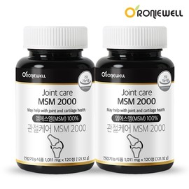 Ronnywell Joint Care MSM 2000 (1,011.5mg × 120 Tablets) / 로니웰 관절케어 엠에스엠 2000 (1,011.5mg×120정)