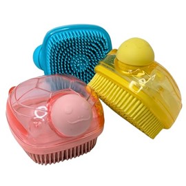 Set De 3 Cepillos Exfoliantes Facial Corporal De Silicona Esponja De Baño Suave Resistente Duradera Limpieza Profunda Cuidado De La Piel Masaje...    