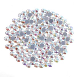8000PCS Hotfix Rhinestones Bulk, AB Rhinestones for Crafts Clothes,Hotfix Crystals DIY Decoration, SS6, 1.9-2.1mm