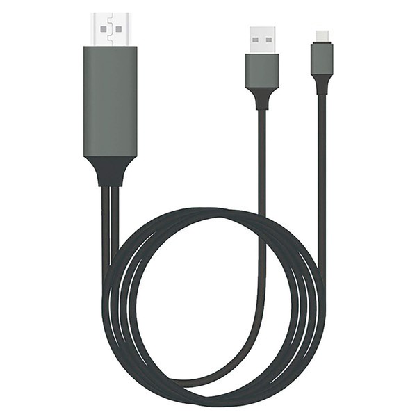 Tek Styz Powered USB-C 4k HDMI Cable Compatible with Raspberry