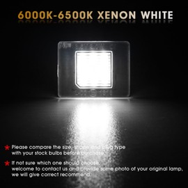 WinPower Number Plate Light White Super Bright Compatible with W213 R172 W166 X204 X166 W205 X205 W176 X156 V177 Metris, Pack of 2