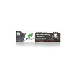 Dr.Organic Extra Whitening Charcoal Toothpaste, 100ml
