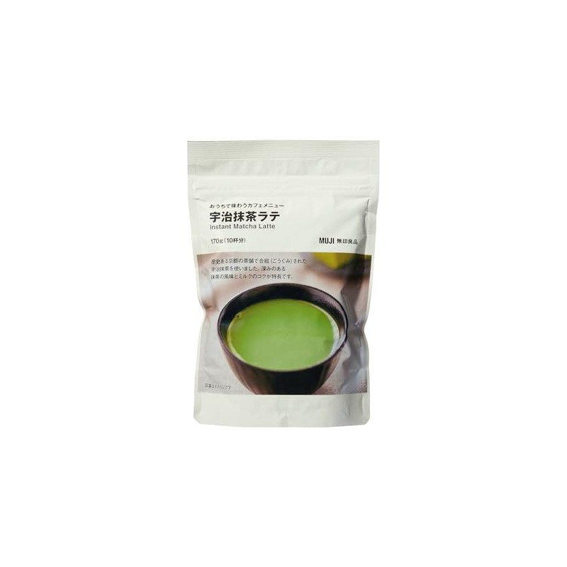MUJI VBB09A4S Uji Matcha Latte, 6.0 oz (170 g)