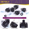 Swpeet 30Pcs 30Amp Thermal Circuit Breaker with Quick Connect Terminals