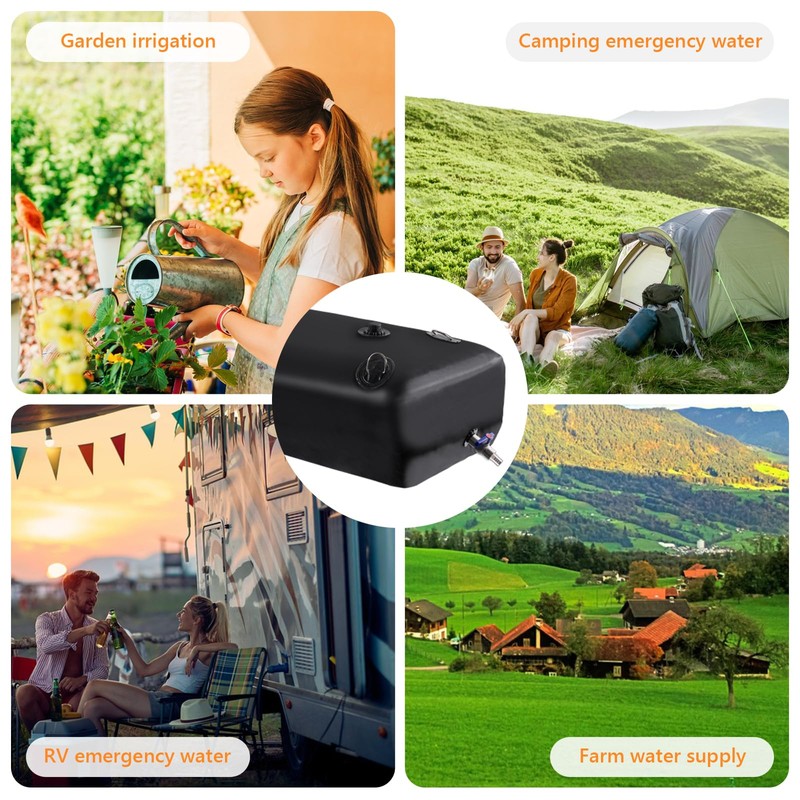 Rodelna Foldable Portable Water Tank - 30 GAL Large Water