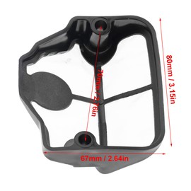 ZAMDOE Air Filter Parts Kit for Husqvarna 36 41 136 136LE 137 137E 141 141LE 142 142E Chainsaw, Replaces 530029811, with Spark Plug Fuel Line Fuel Filter