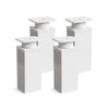 sossai® Designer furniture feet MFV1, height adjustable, square profile: 40
