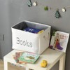 INough Book Basket for Kids Room, Book Storage Basket Book