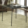 Cosco Square Folding Table 34" Black Steel, Steel Frame, Vinyl