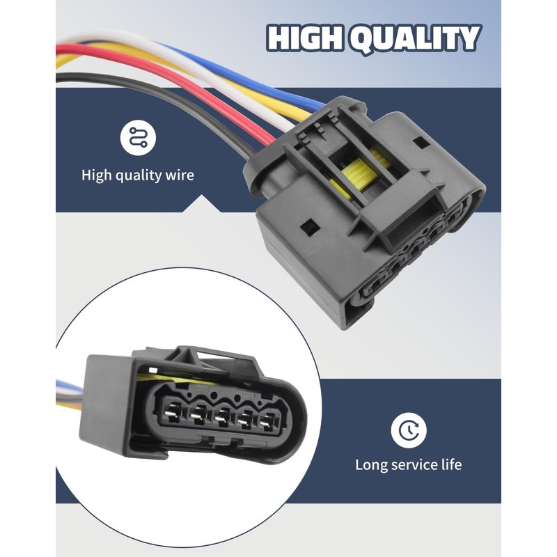 JUWEVAZU Fuel Pump Wiring Harness Connector Plug Fit for Dodge