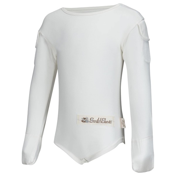 ScratchSleeves | Flip-mitt Bodysuit for Itchy Babies | Supersensitive |