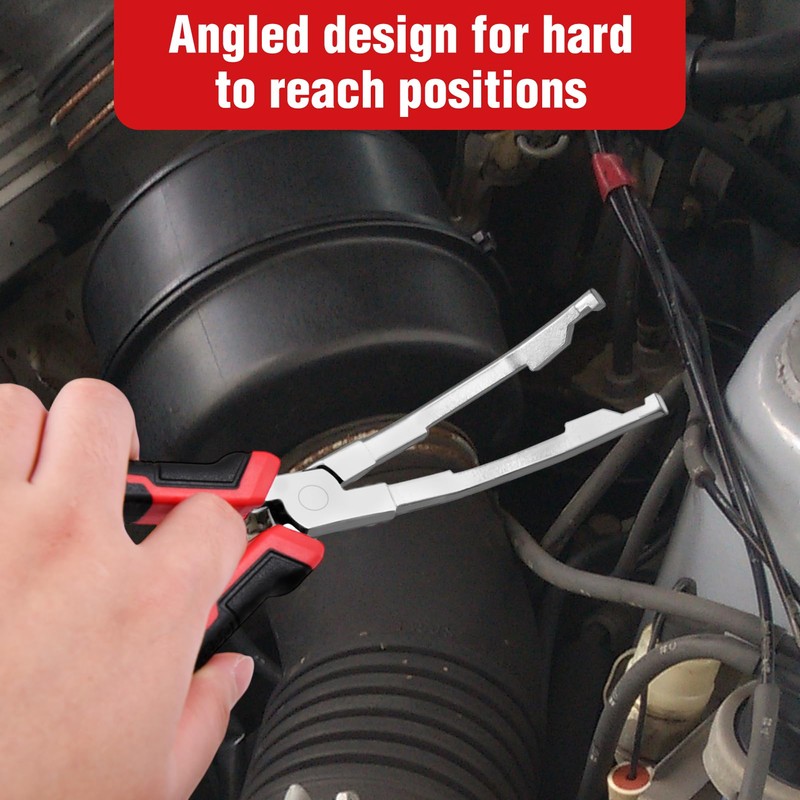 LEONTOOL Angled Jaw Glow Plug Pliers Curved Jaw Glow Plug