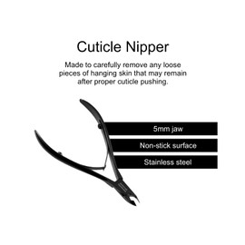 Deborah Lippmann Cuticle Nippers | Stainless Steel Cuticle Trimmers for Fingernail and Toenail Care | Durable Tool for Manicure and Pedicure