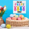 Easter Decor Rustic Oh for Peeps Sake Wooden Sign Easter