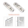 Door Bolt,2 Sets Stainless Steel Silder Door Latch Locks Sliding