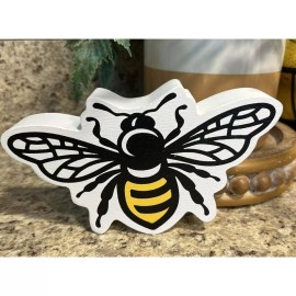 Unbranded Bumble Bee Figure Bee Tiered Tray Mini Bee Sign Spring Decor Bee Sign U42a