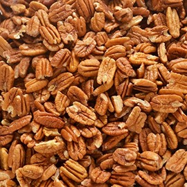 Pecan Shop Raw Unpasteurized Shelled Texas Native Pecans, Wild-Harvested and Tested Pesticide-Free Pecan Halves in Oxygen-Barrier Bag for Peak Freshness - 5 lb