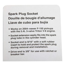 OTC 6900 Ford F-150 Spark Plug Socket, Gray