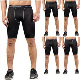 Men's J1u. Yoga Sports Tight Shorts - Summer Quick-Dry Fitness Running Stretch Nong 1004 Kobe+M 5ea