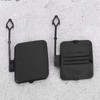Tow Hook Cover, Duokon 1 Pair Rear Bumper Cover for