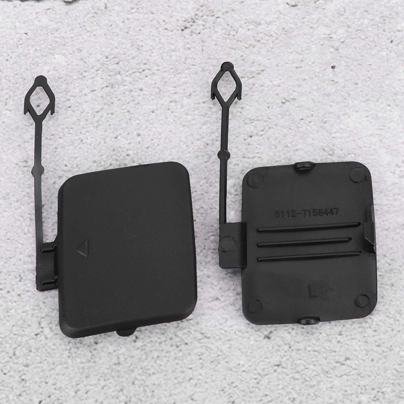 Tow Hook Cover, Duokon 1 Pair Rear Bumper Cover for