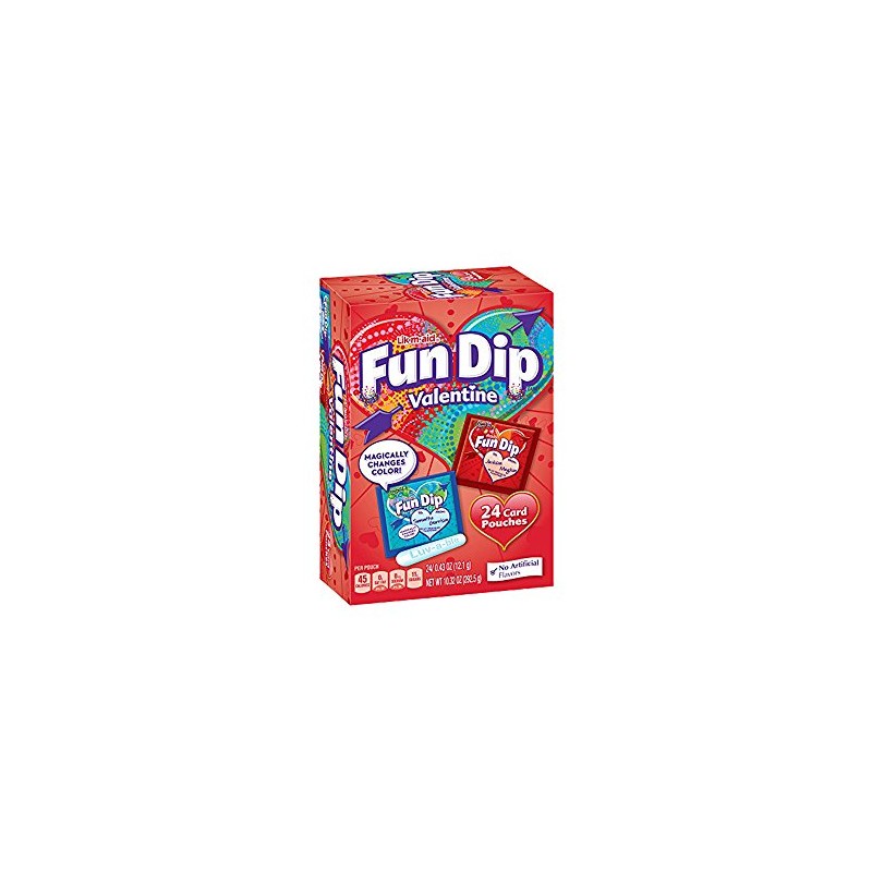 LIK-M-AID Fun Dip Valentine Candy and Card Kit, 10.32 Ounce