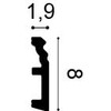 Skirting Orac Decor SX195 LUXXUS Hamburg Decorative Moulding Moulding for
