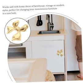 jojofuny Lightweight Brass Knob Easy Install Door Handle for Kitchen Cabinets Furniture