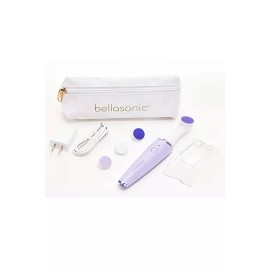 Bellasonic 4-in-1 Electric Nail File with Travel Bag Discs Purple