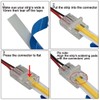 HAMRVL 10mm Cob Led Strip Light Connectors Strip to Wire