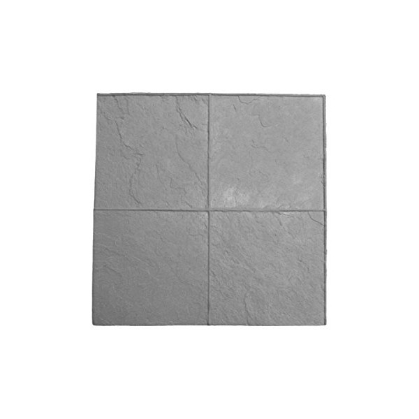 Italian Slate Concrete Stamp Single by Walttools | Decorative Square Tile Pattern Sturdy Polyurethane Texturing Mat, Realistic Detail (Floppy/Flexible)