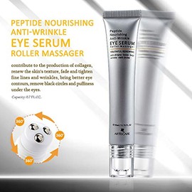 Suero de péptido de ojos antiarrugas masajeador rodillo nutritivo antigoteo antihinchazón, alivia las bolsas de ojos sueltas ojeras ojeras cuidado de 