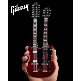 Gibson EDS-1275 Doubleneck Cherry Guitar Replica 1:4 Scale Model